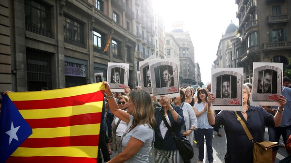 إسبانيا: أحكام بالسجن لـ9 من قياديي انفصال كتالونيا